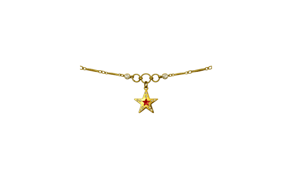 Red Star Charm