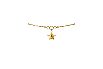 Red Star Charm