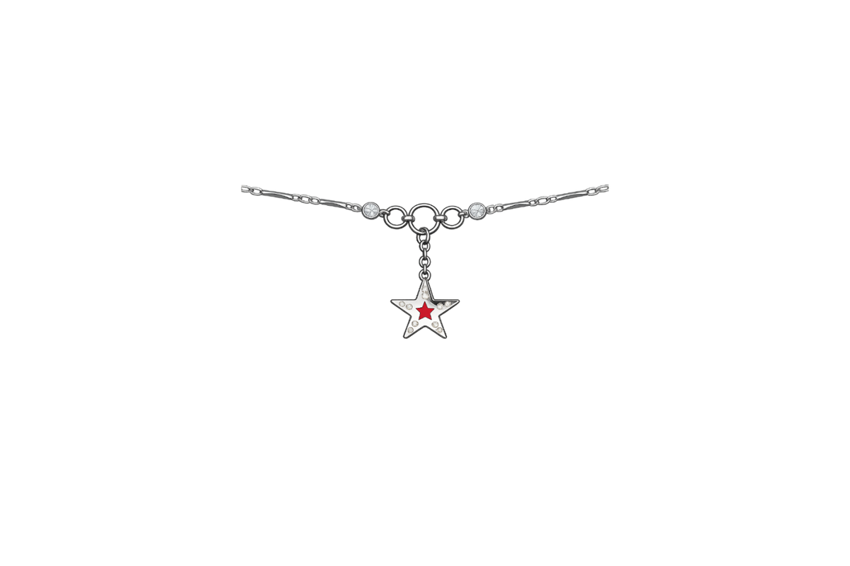 Red Star Charm