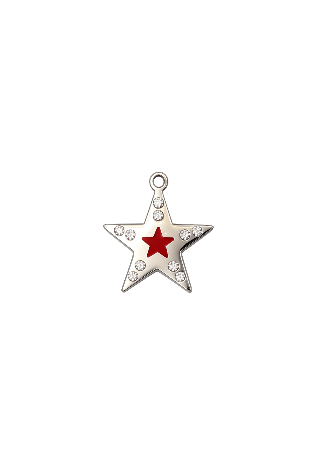 Red Star Charm