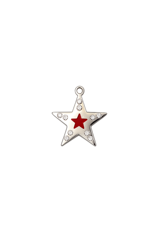 Red Star Charm