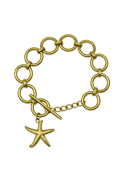 Chunky Gold Starfish Bracelet